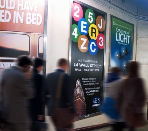 Pace Website_Our Work_ABS Partners_44 Wall Street_Transit Poster