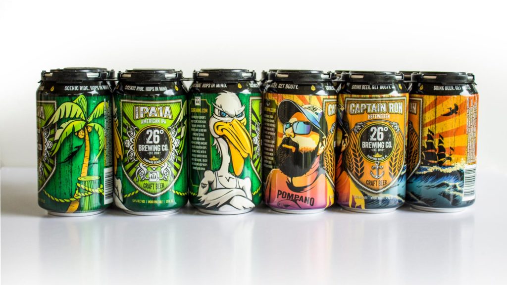 26 Degrees Brewing Company Cans