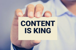 Content is king of SEO.
