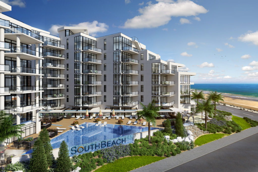 Exterior rendering of South Beach at Long Branch