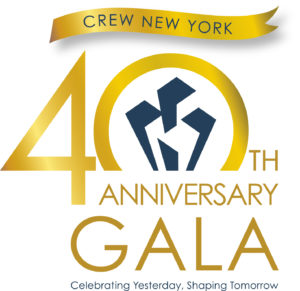 40th Anniversary Gala Logo & Tagline developed by Pace for CREW New York