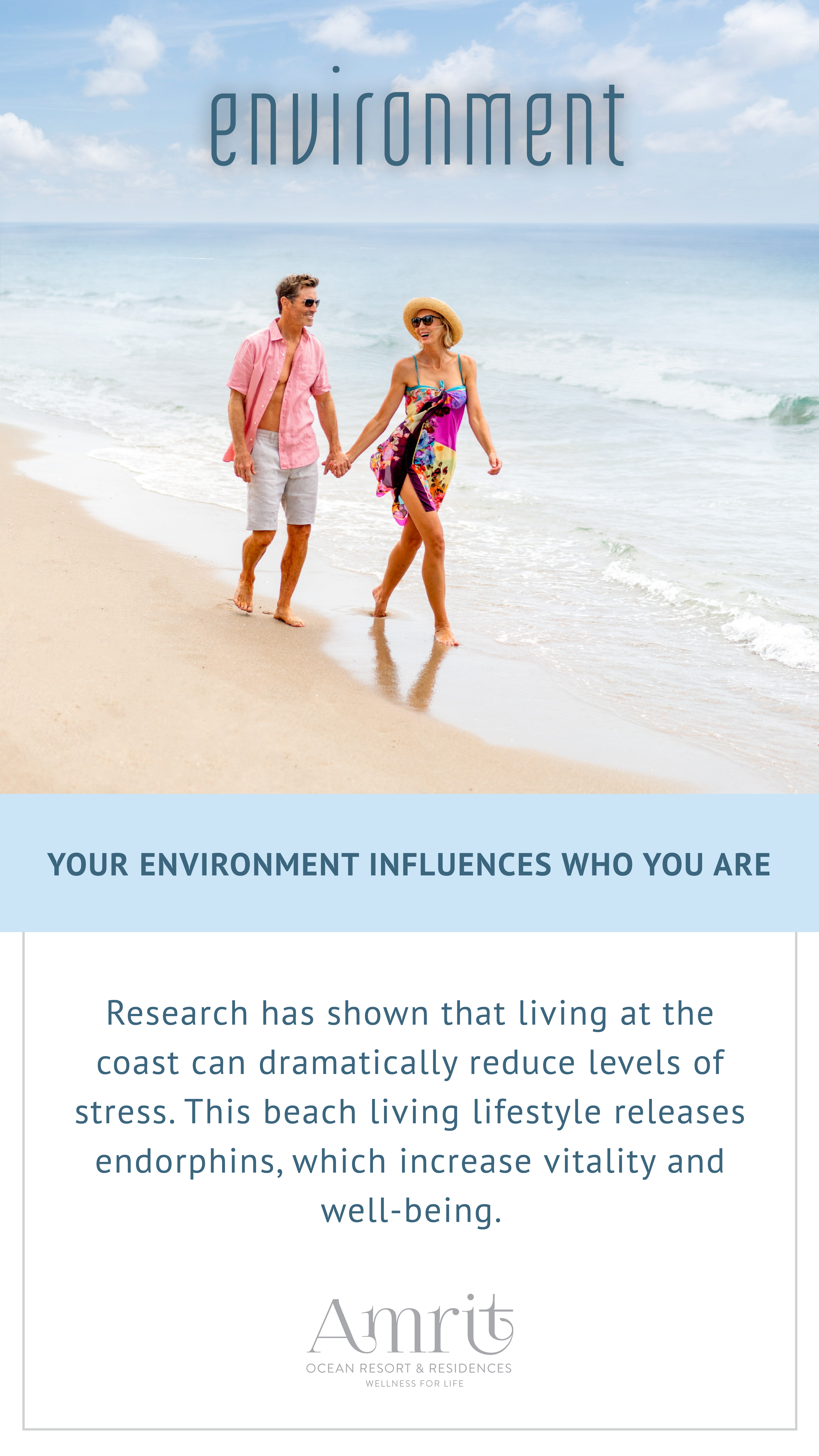 Research has shown that living at the coast can dramatically reduce levels of stress.